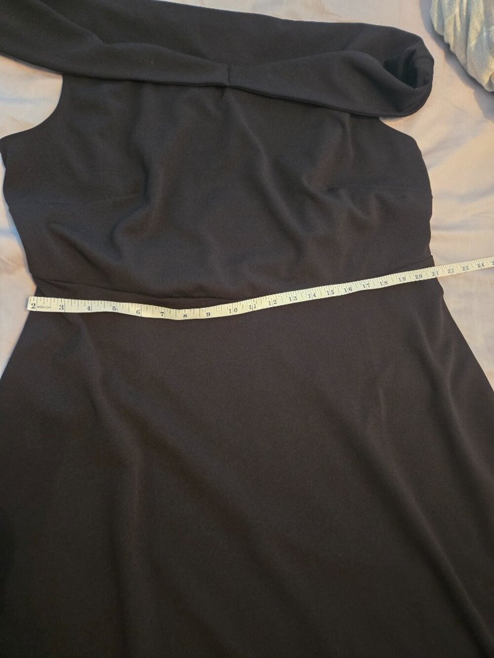 NWT H&M Black Off the Shoulder Sleeveless Cowl Neck Dress Women's Size XL - Picture 4 of 5